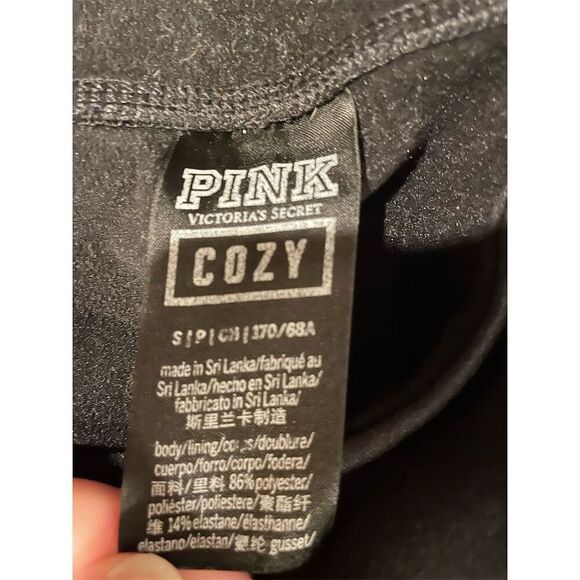 Victoria's Secret PINK Women's Black Ankle Leggings Size S - Picture 4 of 5